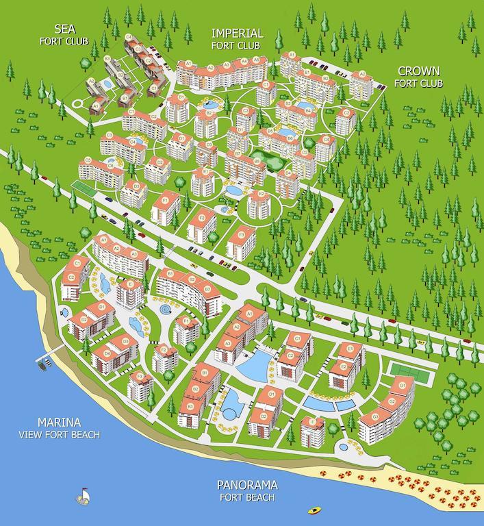 Sea Fort Club Complex Светий Влас Екстер'єр фото